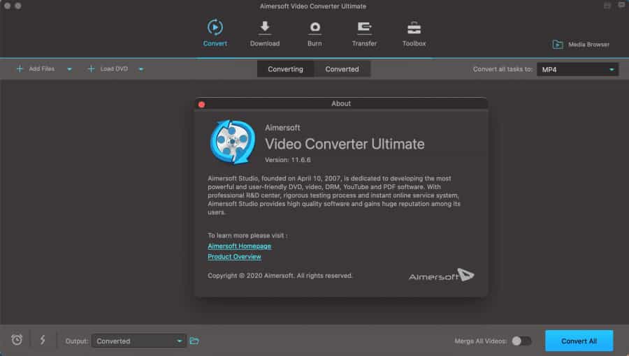 视频/音频转换:Aimersoft Video Converter Ultimate