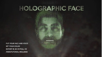 全息头像模板:Holographic Face
