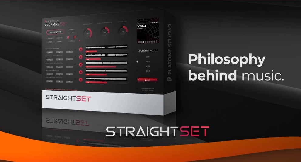 曲目音量自动标准化工具:Platone Studio StraightSet