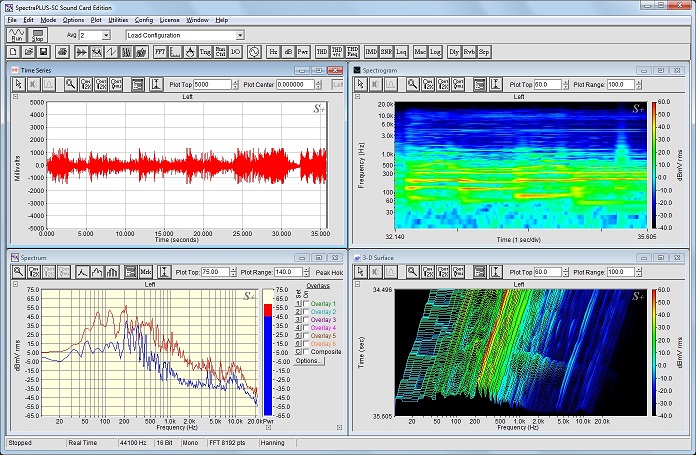 声学和振动频谱分析仪: SpectraPLUS-SC