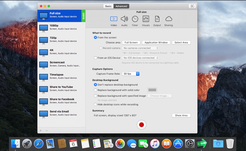 Mac屏幕录制:iShowU Instant Advanced