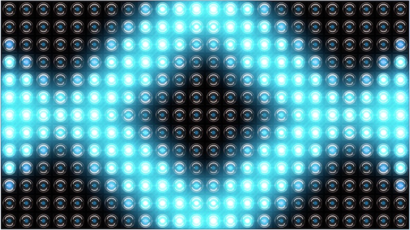 30个灯舞台蓝色发光LED/舞台背景/LED幕墙
